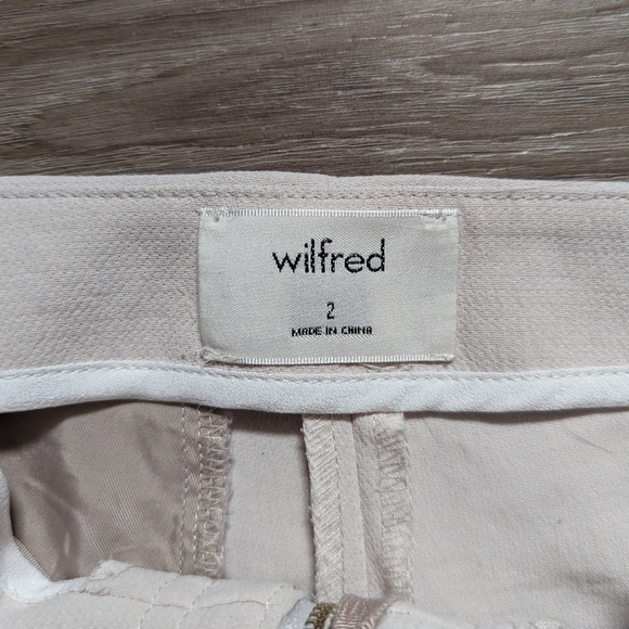 Wilfred Cropped Wide Leg Trousers | Cream - Picture 3 of 5